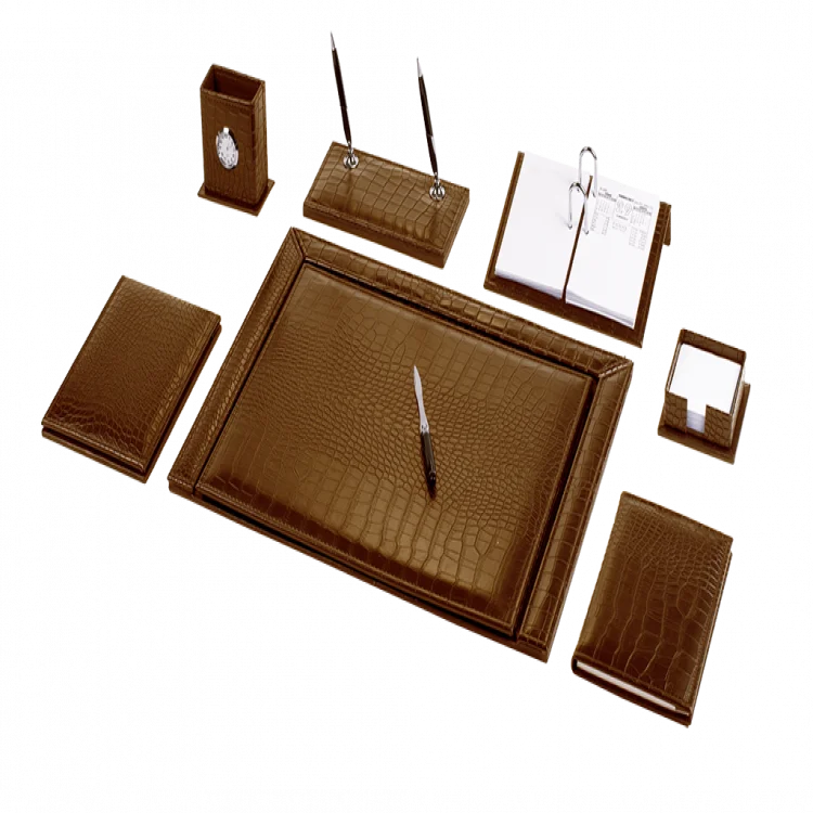 Gülpaş Sümen Takımı Krokodil 9 Parça Deri 251