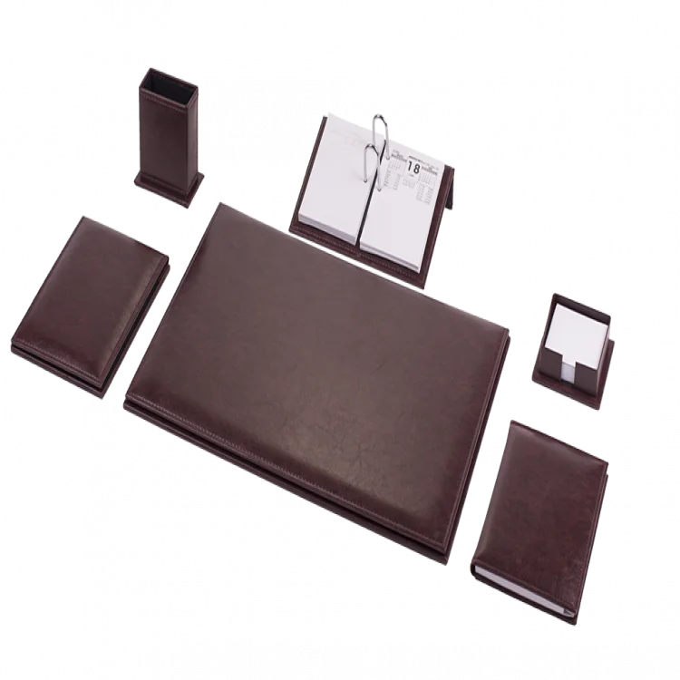 Gülpaş Sümen Takımı Suni Deri 6 Parça Klasik Bordo 287