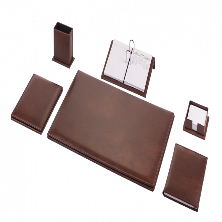 Gülpaş Sümen Takımı Suni Deri 6 Parça Klasik Kahve 288