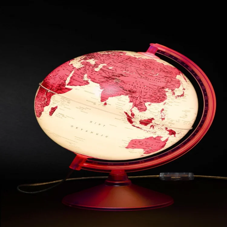 Gürbüz 46251 Globe Magenta 26 Cm Işıklı Küre