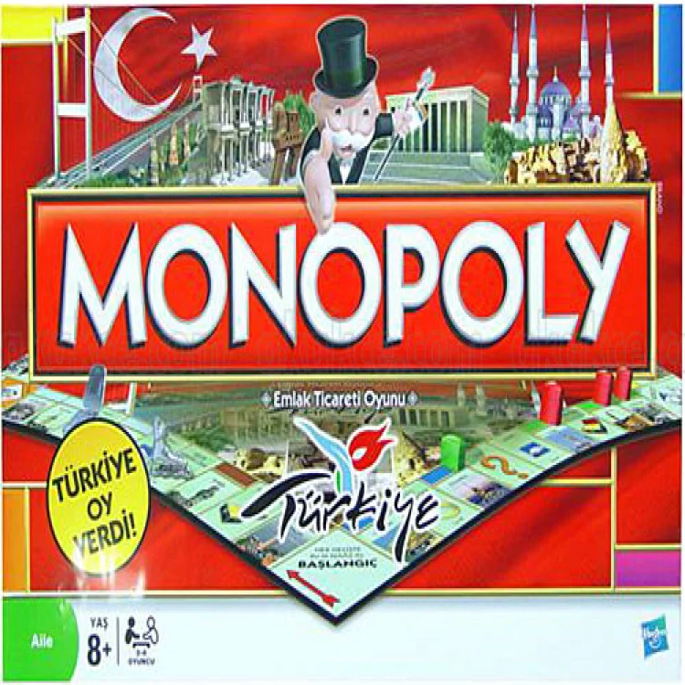 Hasbro 01610 Monopoly Türkiye Tyf