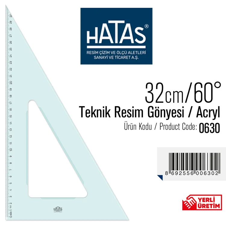 Hatas Gönye 32/60 Teknik Resim 0630