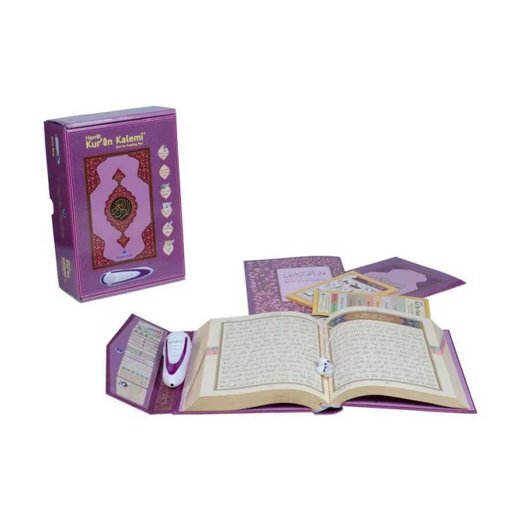 Hayrat Yayınları Camii Lila Karton Kutulu Kuran Okuyan Kalem  / 4175 Rmzn
