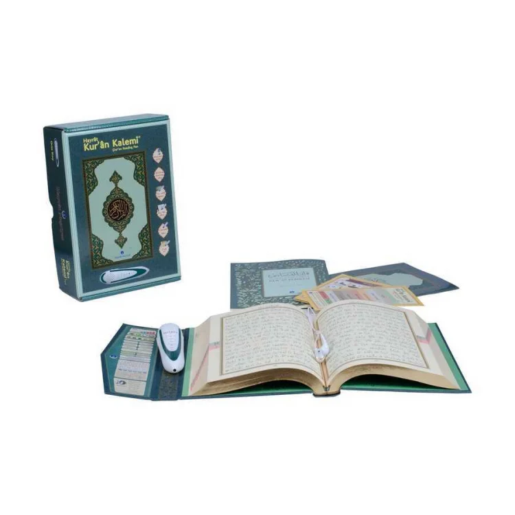 Hayrat Yayınları Camii Yeşil Karton Kutulu Kuran Okuyan Kalem  / 4182 Rmzn