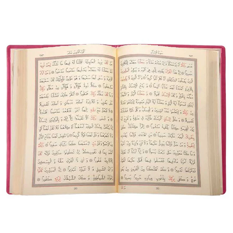 Hayrat Yayınları Cep Boy Kuranı Kerim Kılıflı Pembe Rmzn