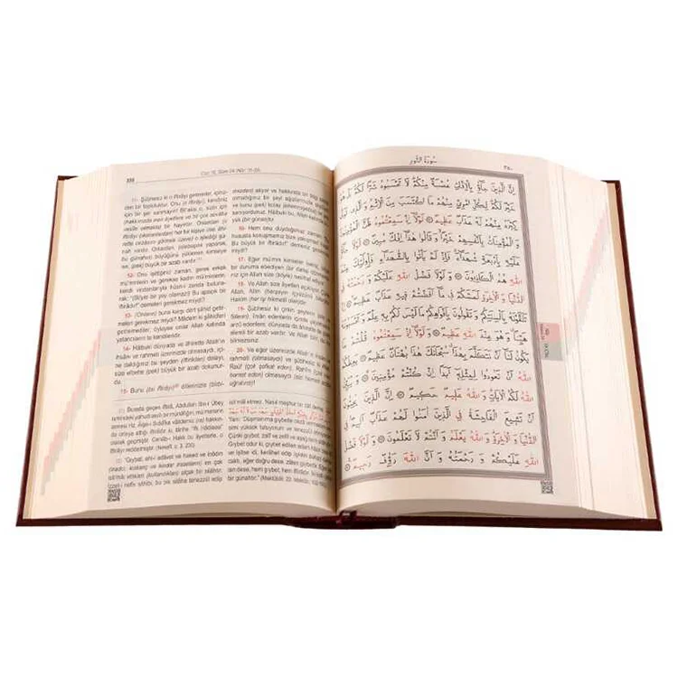 Hayrat Yayınları Karşılıklı Hafız Boy Muhtasar Mealli Kuranı Kerim 5195 Rmzn