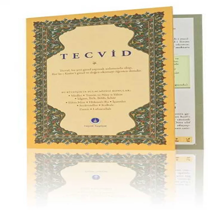 Hayrat Yayınları Katlanabilir Tecvid Kaideleri Hafız Boy 3843 Rmzn