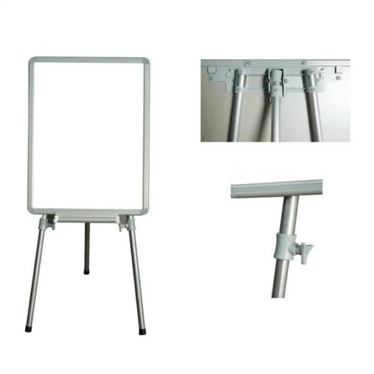 İnter Pano 50*70 Laminant Yüzey Teleskopik Ayaklı Yazı Tahtası Beyaz İnt-627