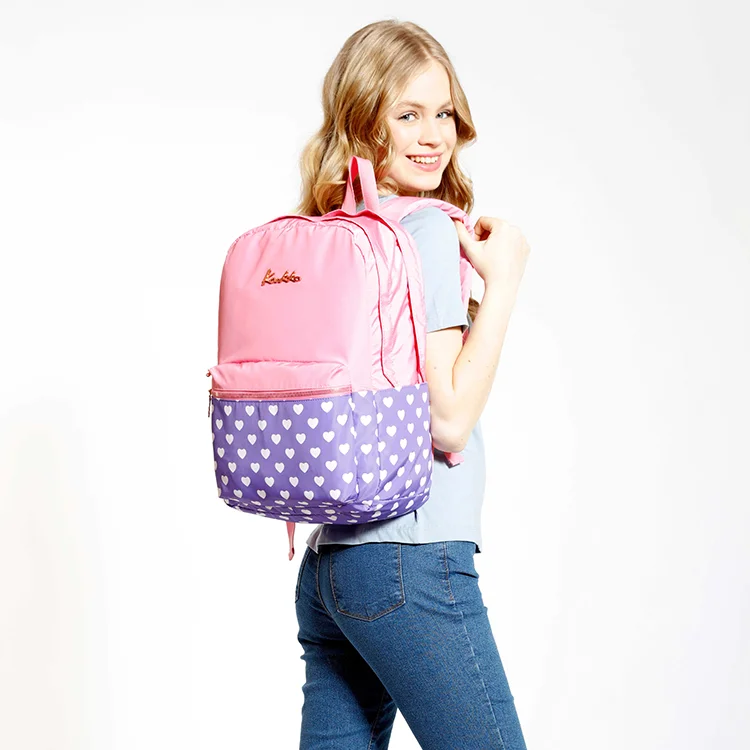 Kaukko Soft Floral Sırt Çantası Rose K1491