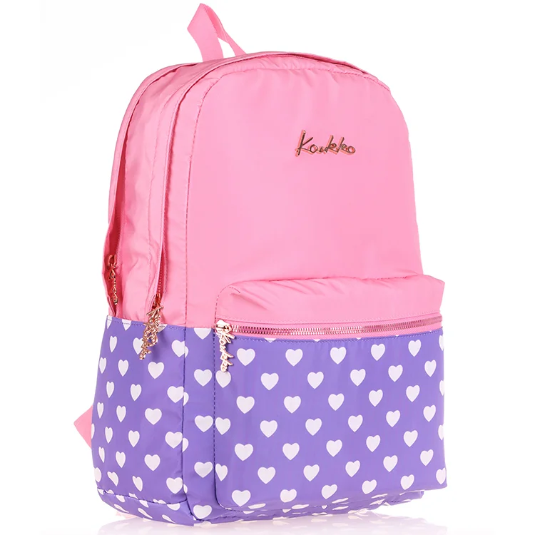 Kaukko Soft Floral Sırt Çantası Rose K1491