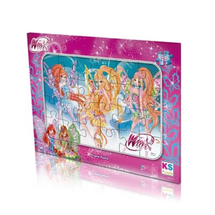 Ks Games Puzzle 24 Parça Winx Frame Winx704 Ksgm