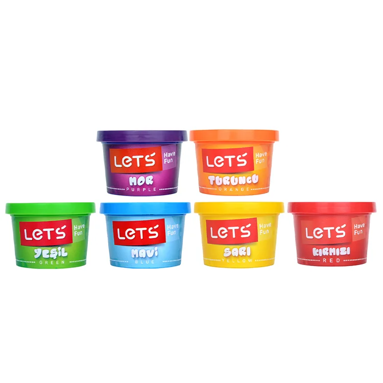 Lets L-8346 6 Renk Fosforlu Oyun Hamuru 600 Gr.