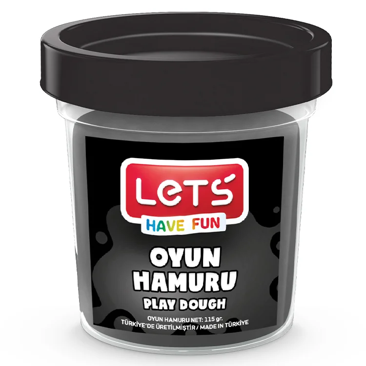 Lets L-8440-10 Oyun Hamuru Siyah 115 Gr