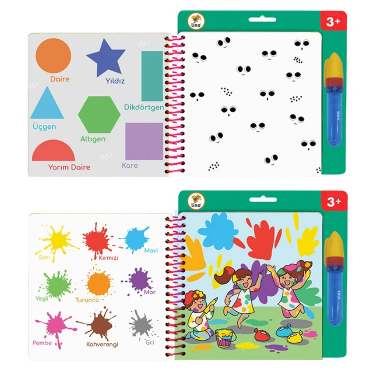Lino Aqua Magic Book Eğlenelim Öğrenelim Sihirli Boyama Kitabı Tfl-1004