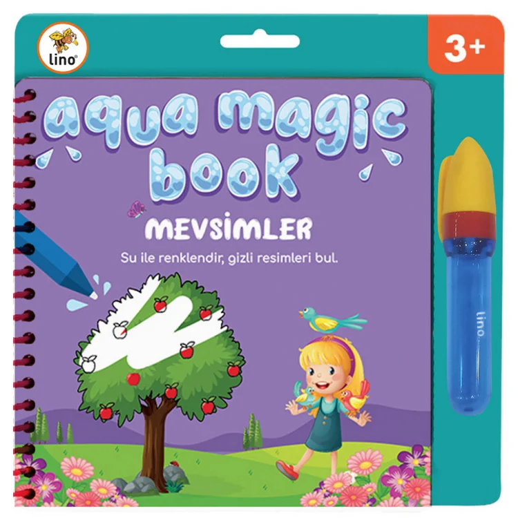 Lino Aqua Magic Book Mevsimler Sihirli Boyama Kitabı Tfl-1005