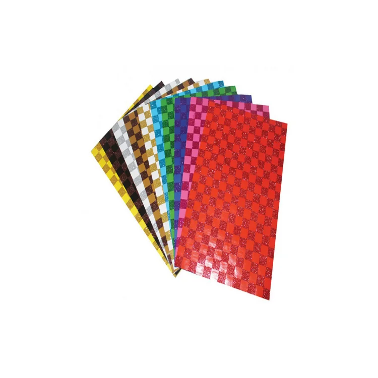 Lino Desenli Kağıt 50*70 Cm Simli Kare 10lu 2802jq-3