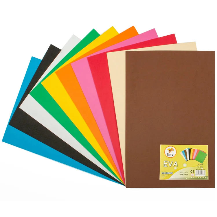 Lino Eva 20x30 Cm 10 Renk 2 Mm 10lu Paket Rbe-200