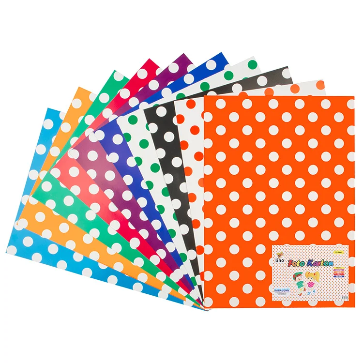 Lino Foto Karton 50*70 Cm Nokta Desenli 10 Lu 2704jq