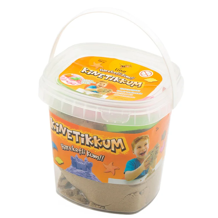 Lino Kinetik Kum 500 Gr Doğal Kova 3 Adet Kalıp Ln-500