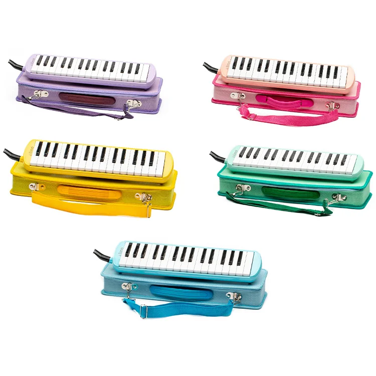 Lino Melodika Flüt 32 K Özel Çantalı Pastel Renkler Karışık Ln-32-pk