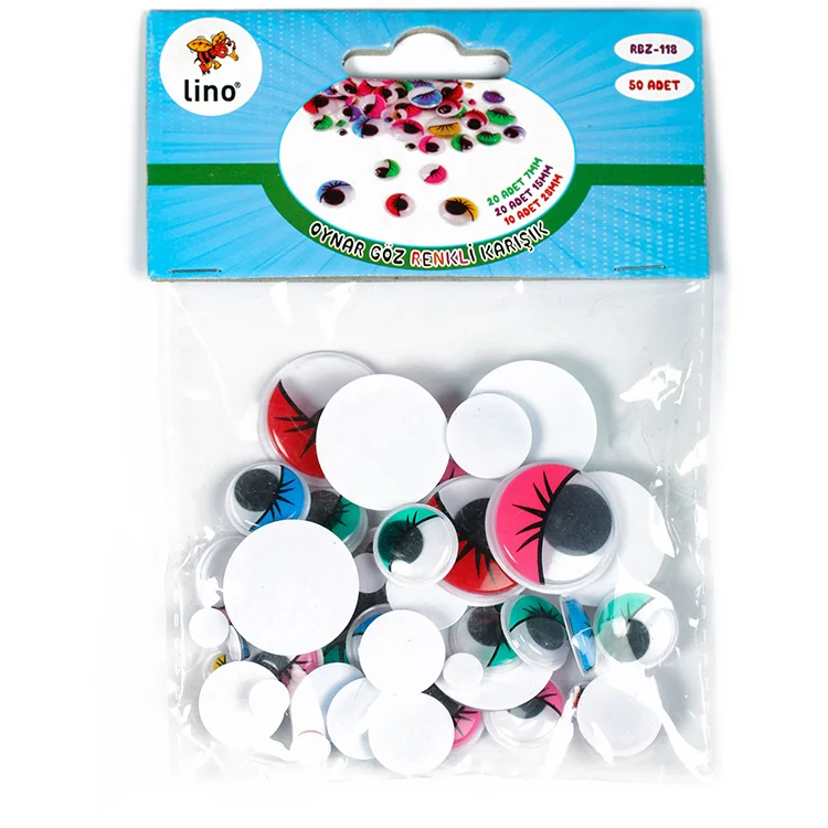 Lino Oynar Göz Karışık Renkli 50li Rbz-118