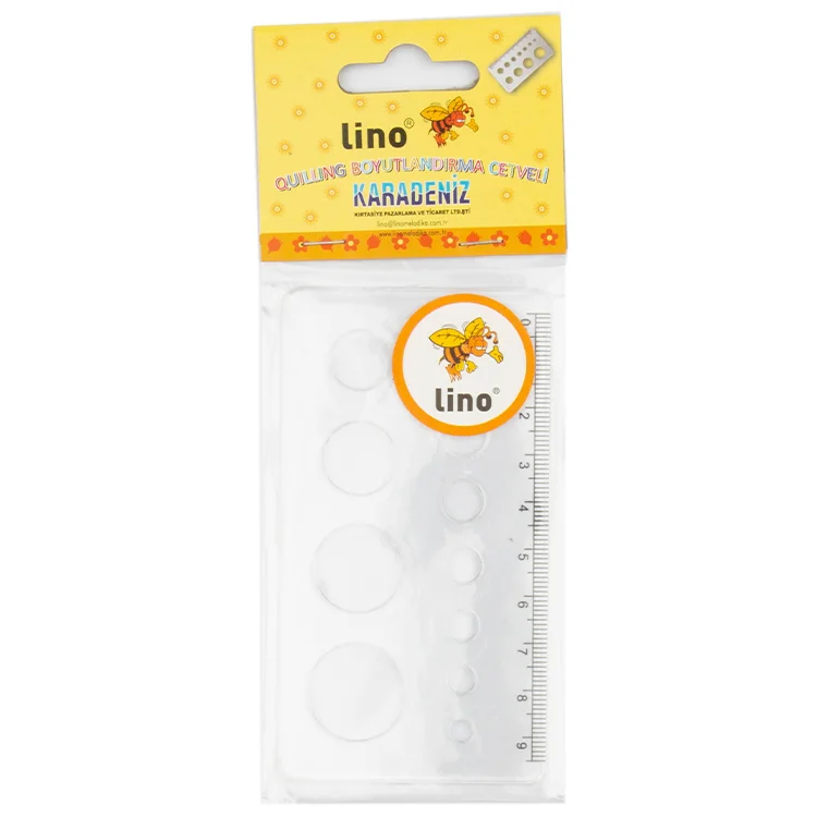 Lino Quilling Boyutlandırma Cetveli Tekli 15Qt-14