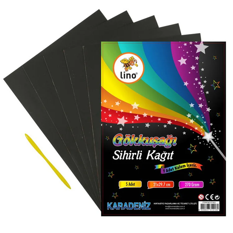 Lino Sihirli Kağıt 20*30 Cm 5li 270 Gr 2740j