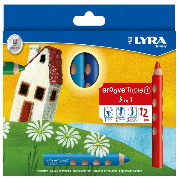 Lyra Groove Triple One Boya Kalemi 12li Askılı Paket L3831120