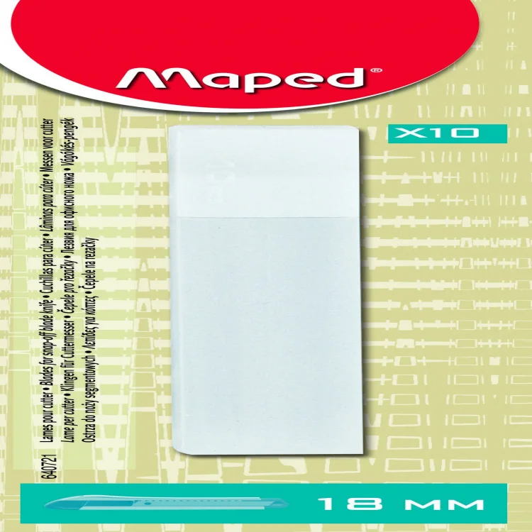 Maped 640721 Yedek Bıçak 10lu 18mm.