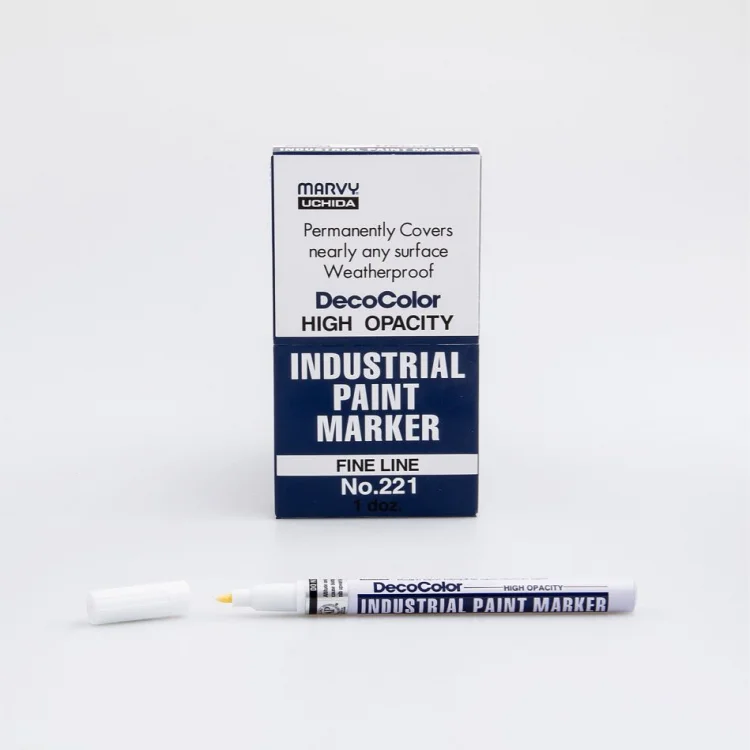 Marvy 728 White Indtstrtal Patnt Markör