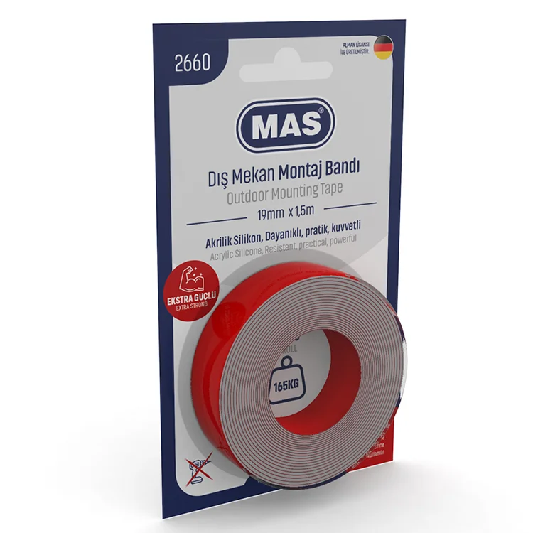 Mas Bant 2660 Montaj Dış Mekan Extra Güçlü 19mm*1.5m