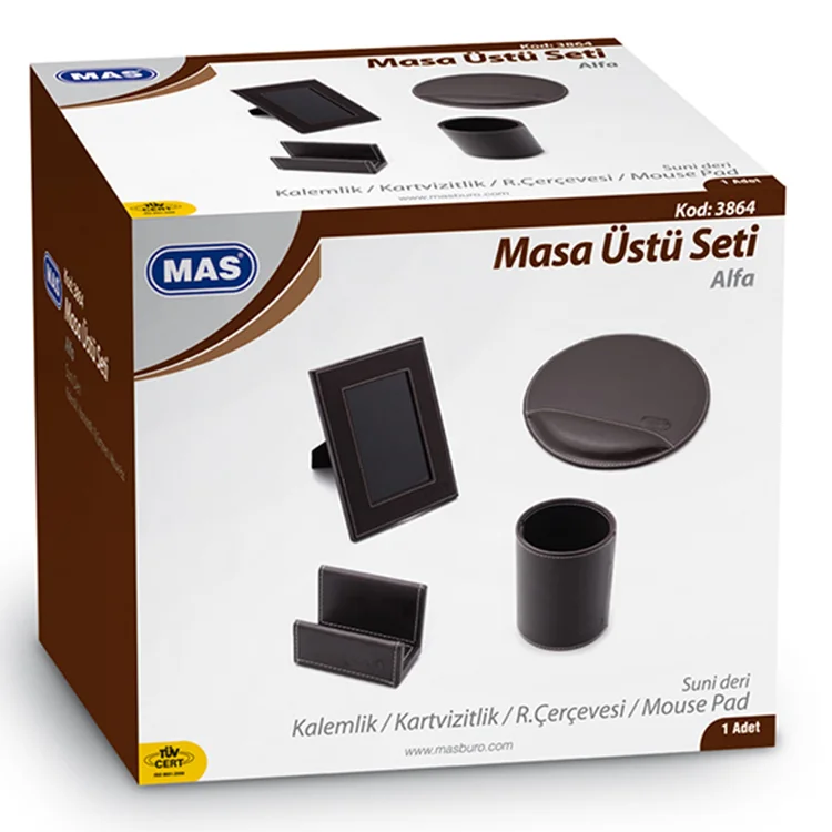Mas Masaüstü Seti 3864 Deri Alfa