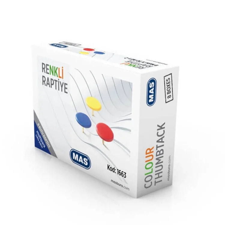 Mas Raptiye 1663 Multipack Renkli 8li Paket
