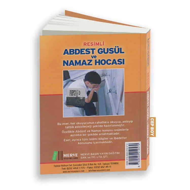 Merve Yayınları Cep Boy Abdest Gusül Ve Namaz Hocası 160 Yp. Rmzn