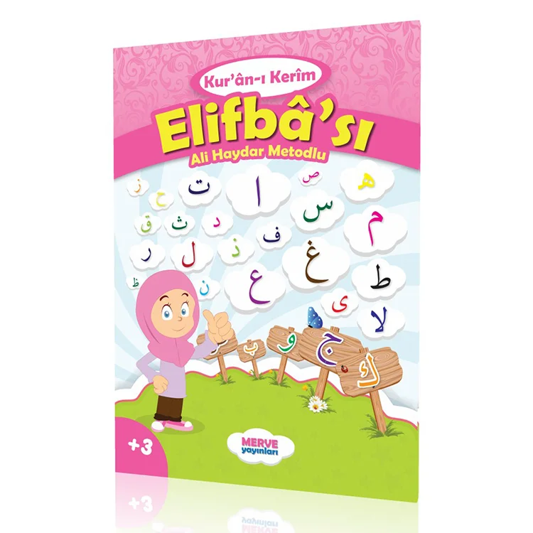 Merve Yayınları Pembe Elifba 1.hamur 4 Renk Rmzn