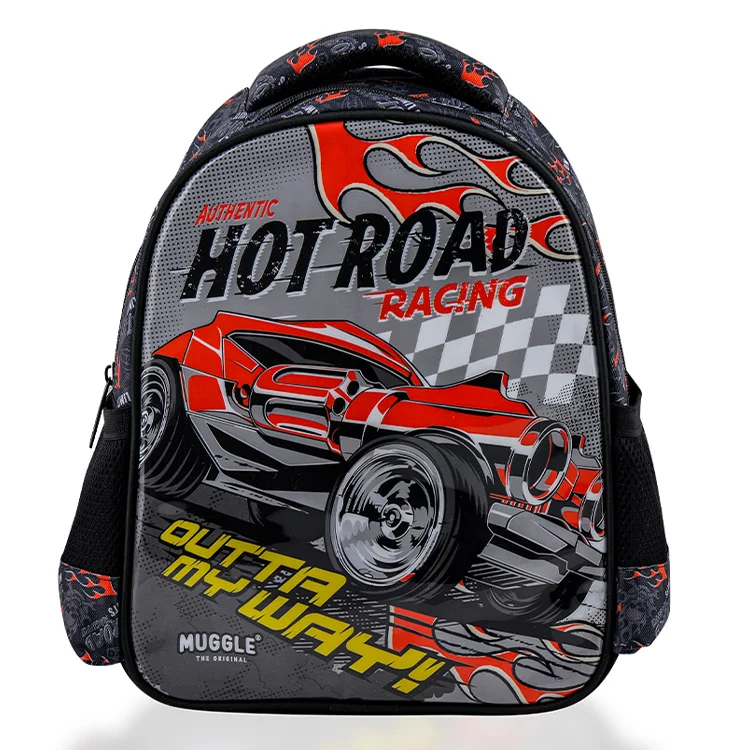 Muggle Mu-0136 Hot Roat Siyah Anaokulu Çantası-mu0136 Shnk