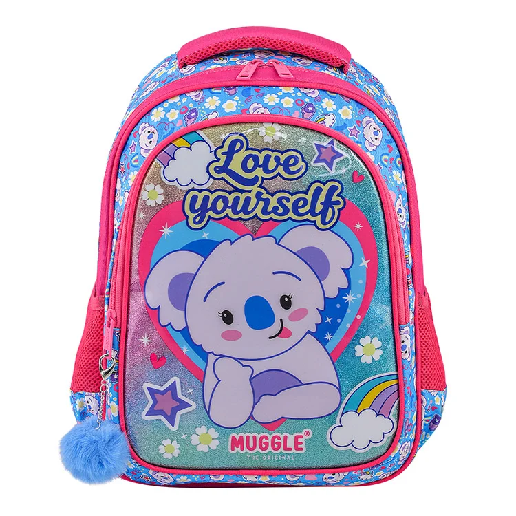 Muggle Mu-8744 Cute Koala Mavi Okul Çantası-mu8744 Shnk