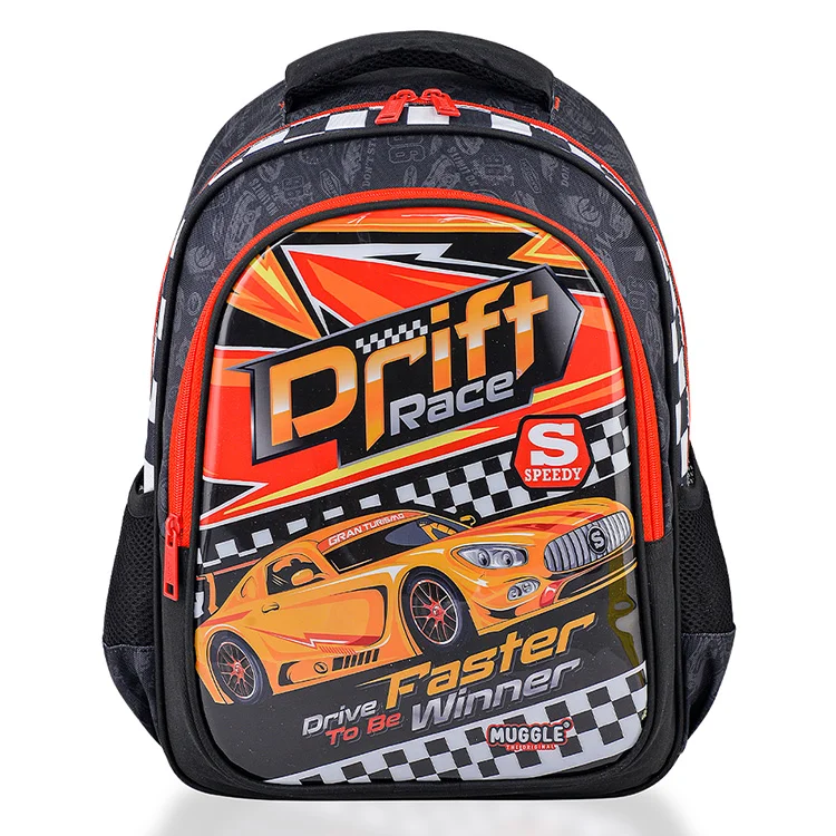 Muggle Mu-9475 Drift Car Siyah Okul Çantası-mu9475 Shnk