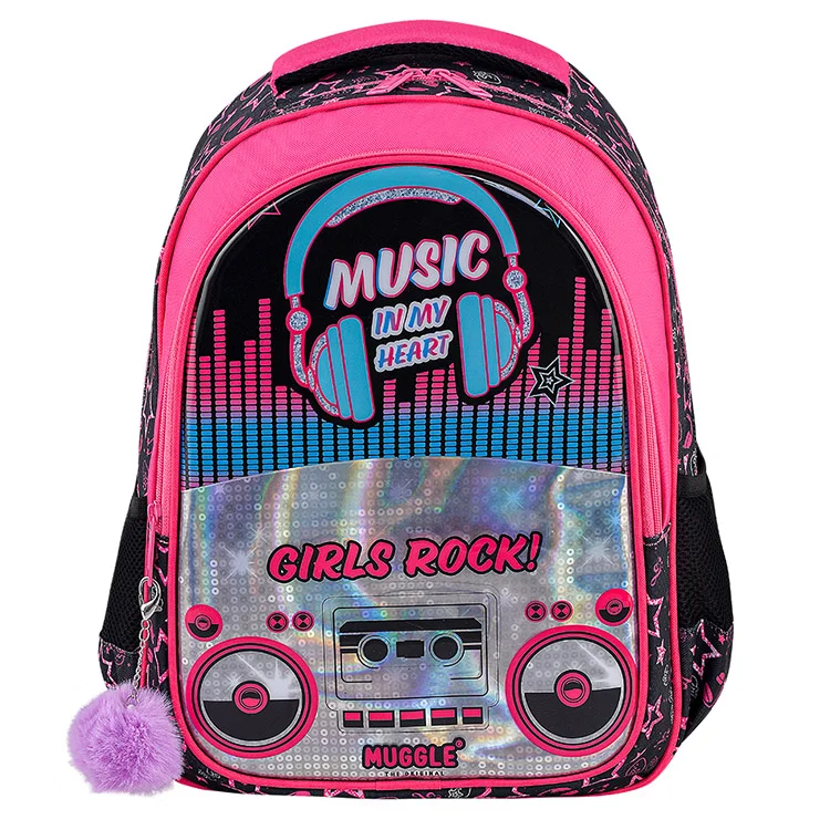 Muggle Okul Çantası Mu-7143 Sıyah Mu7143 Shnk