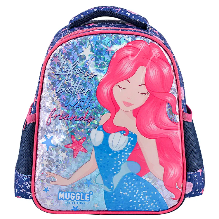 Muggle Okul Çantası Mu-8836 Marmaid Lacivert Shnk