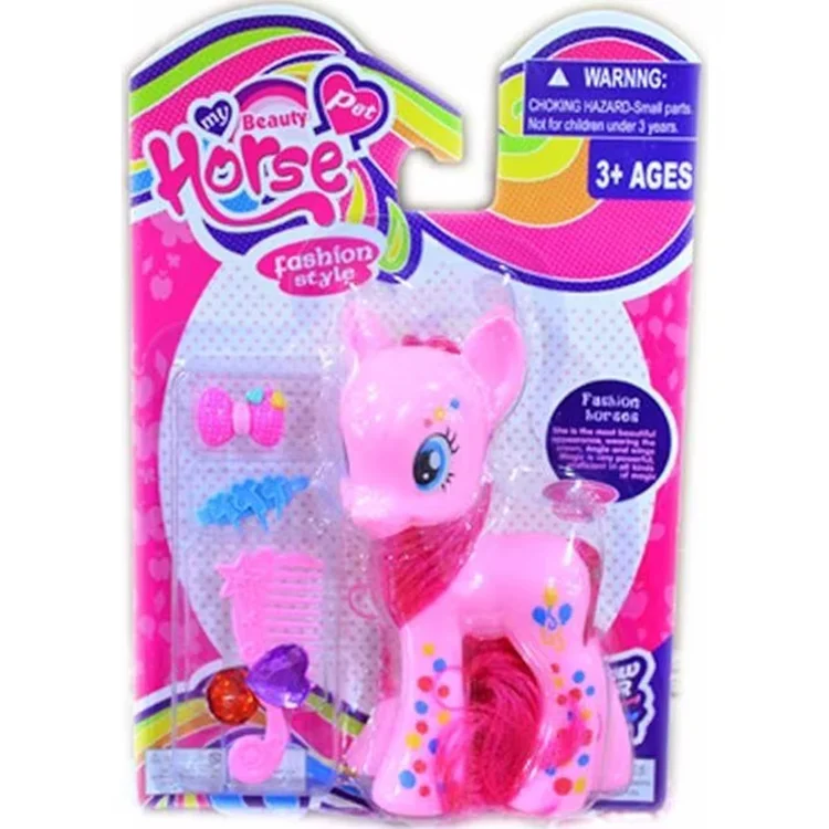 Kzl-858 Kartela Aksesurlı Pony At *144