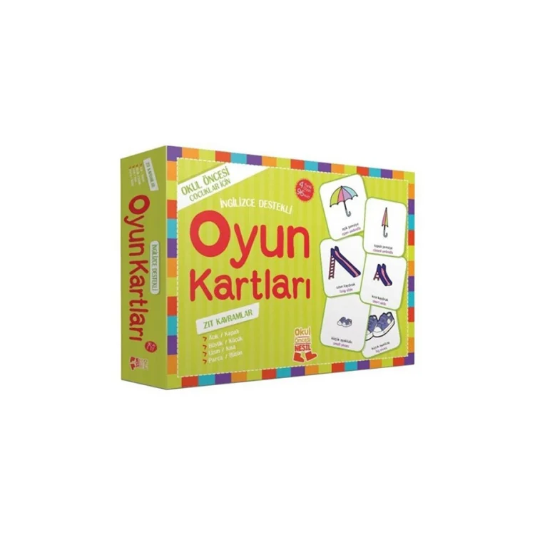 Bıcırık Yayınları Okul Öncesi Zıt Kavramlar Oyun Kartları