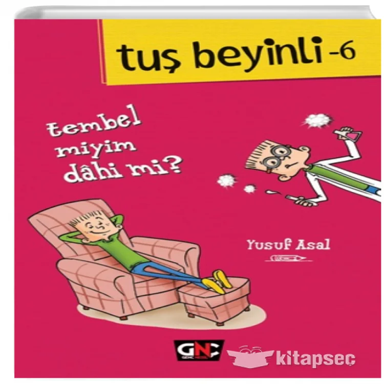 Nesil Yayınları Tuş Beyinli-6 Tembel Miyim Dahi Mi? / Yusuf Asal