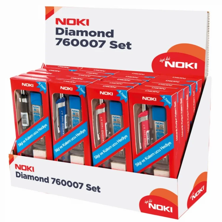 Noki 760007set Diamond Versatil Kal 0,7 Mm Silgi