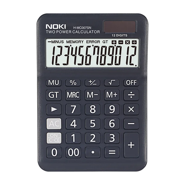 Noki Hesap Makinesi Siyah H-mc007sn