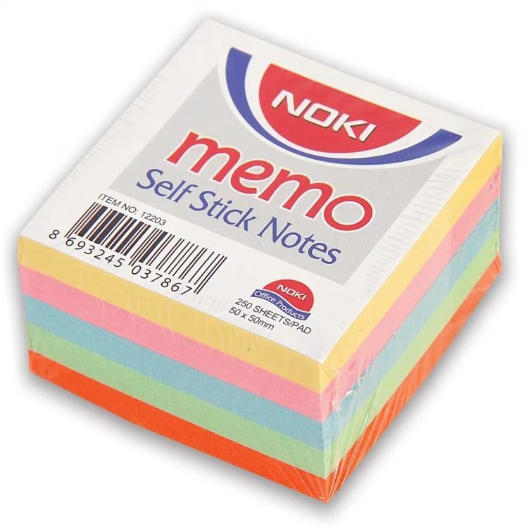 Noki Memo 50*50 No:12203 Pastel Küp Blok