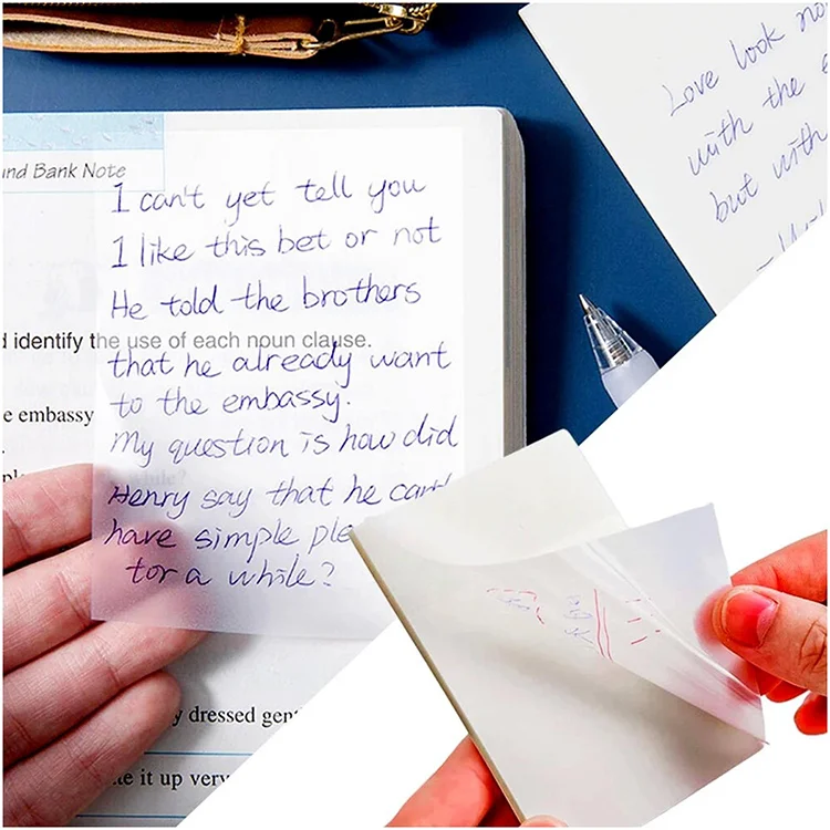 Noki Memo 75*75 Şeffaf Yapışkanlı Not Kağıdı 50yp. 12300