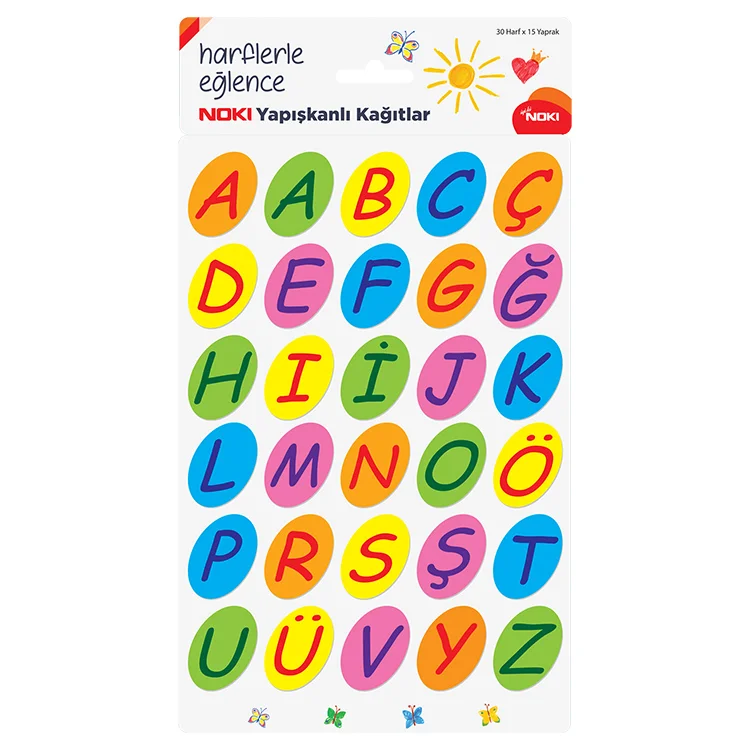 Noki Memo Alfabe 30 Harf 15 Yaprak 12800