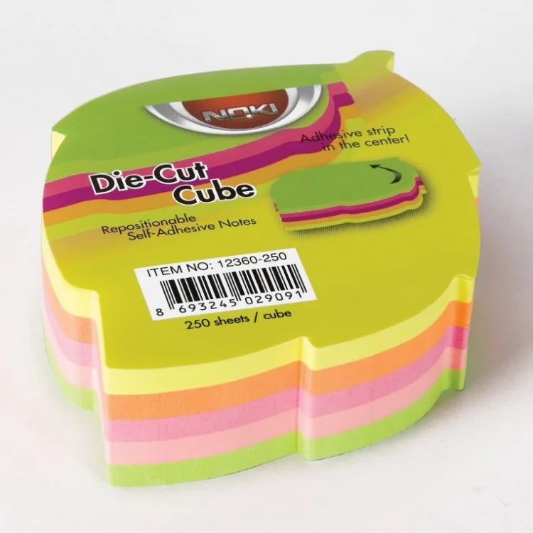 Noki Memo Yaprak Şekilli 5 Renk 250li/ 12360-250