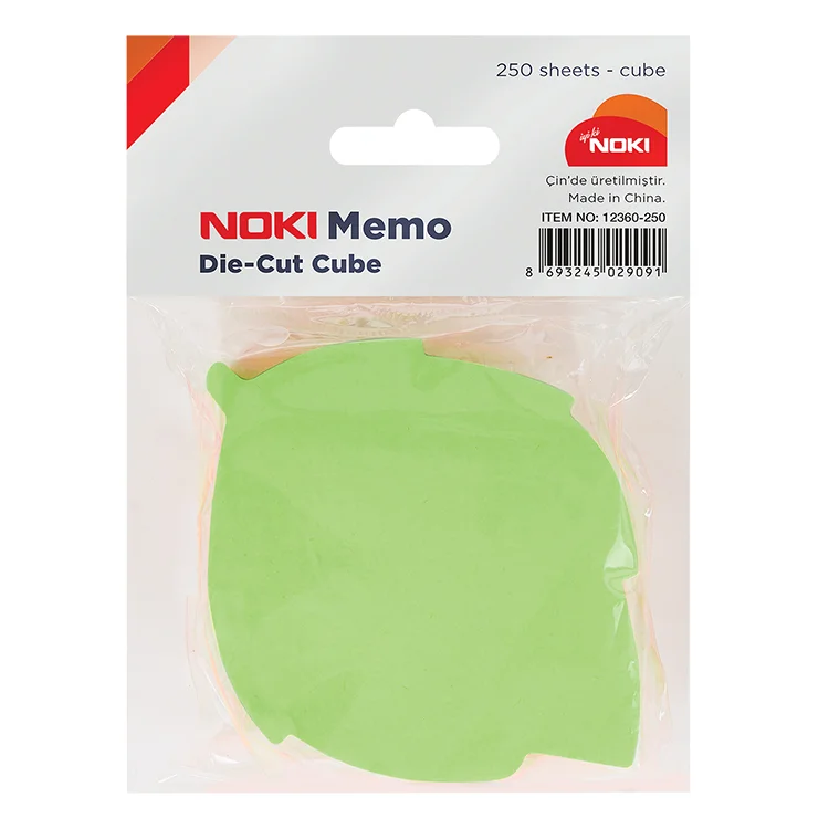Noki Memo Yaprak Şekilli 5 Renk 250li/ 12360-250